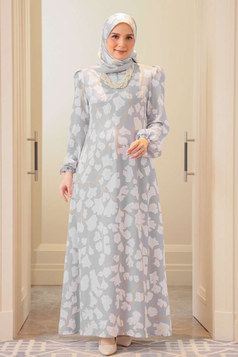 Jubah Royal - Amalfi Light Grey