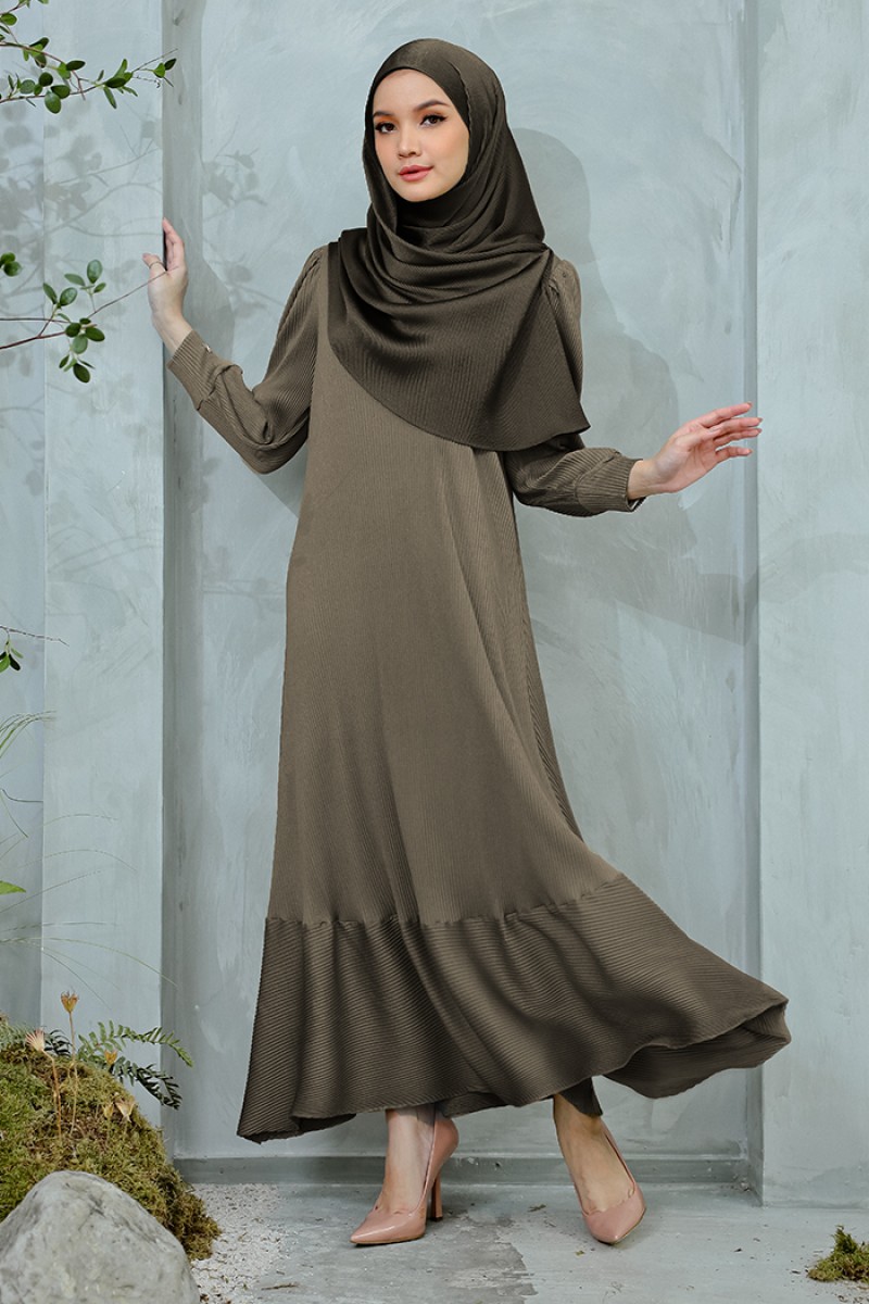 Calla Dress - Ash Green