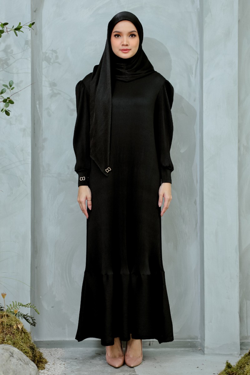 Calla Dress - Charcoal