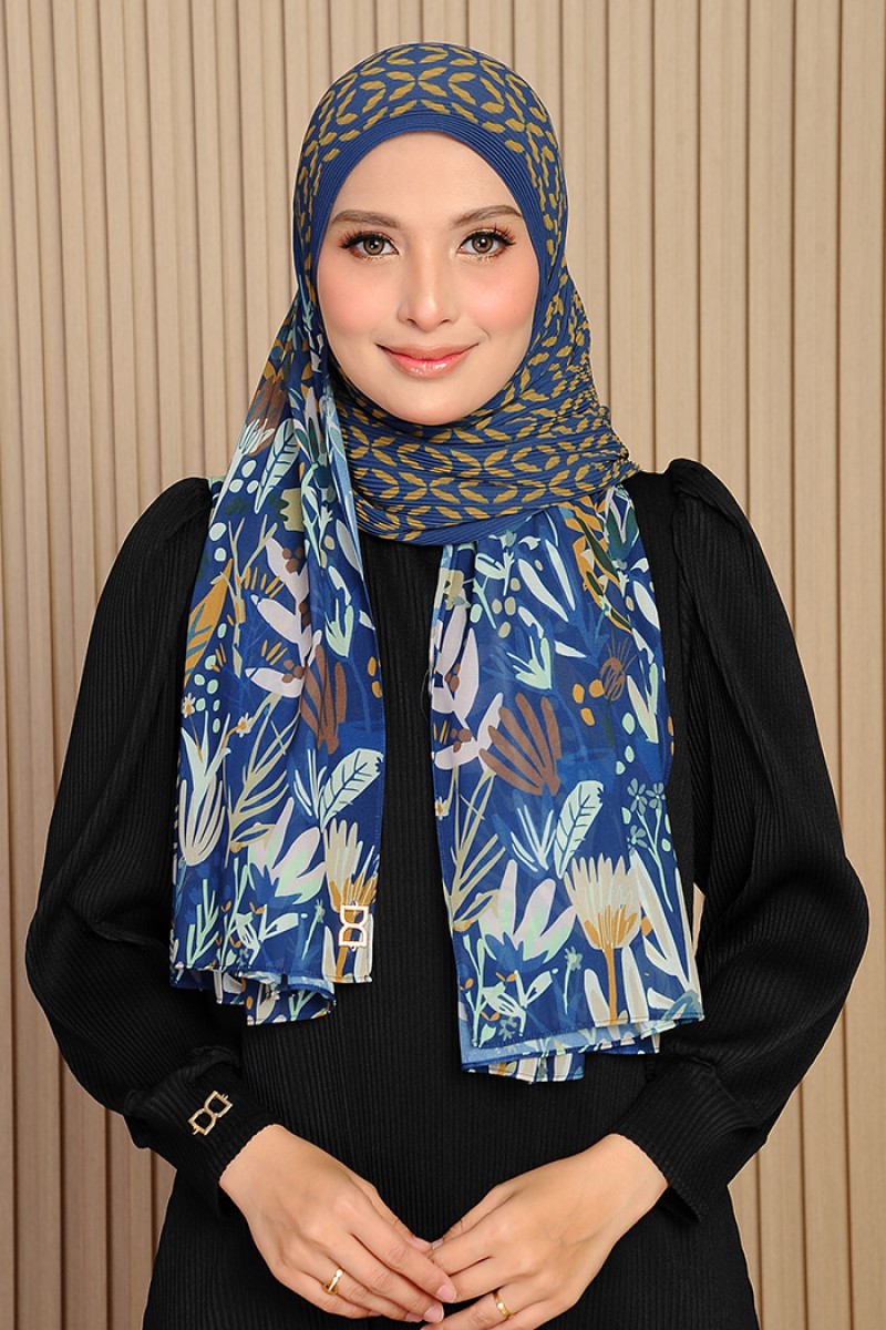 Emma - Floral Deep Blue