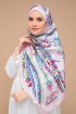 Gala Square - Jane Paisley Soft Pink