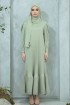 Calla Dress - Moss Green