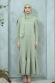 Calla Dress - Moss Green