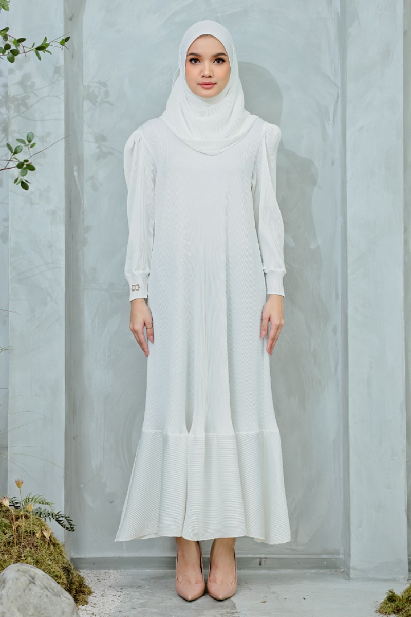 Calla Dress - Porcelain