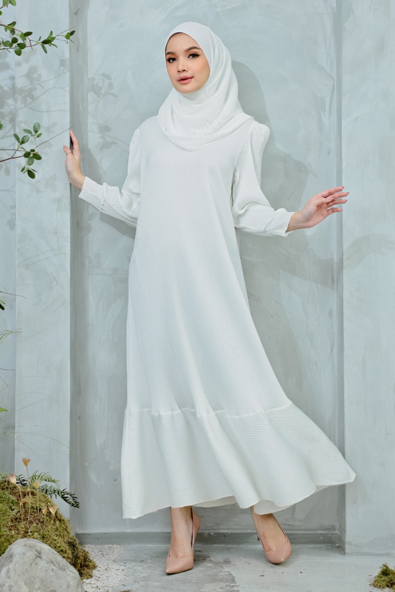 Calla Dress - Porcelain