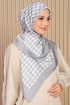 Houndstooth Square - Silver